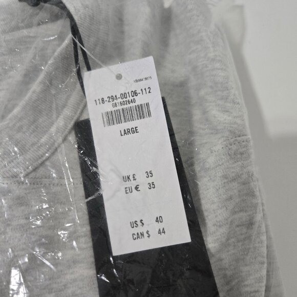 Abercrombie YPB Active Cropped Heavyweight Cotton Jersey Tee - Size Large - Picture 3 of 6